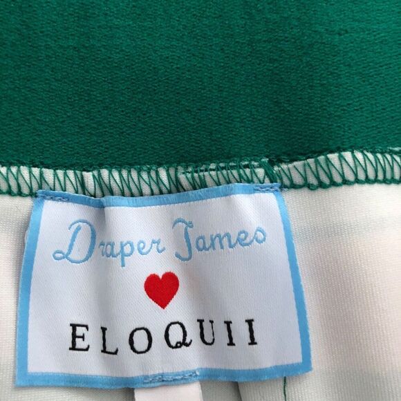 Draper James Eloquii Striped Pencil Skirt Womens Size 16 Career Pink Green - Picture 5 of 9